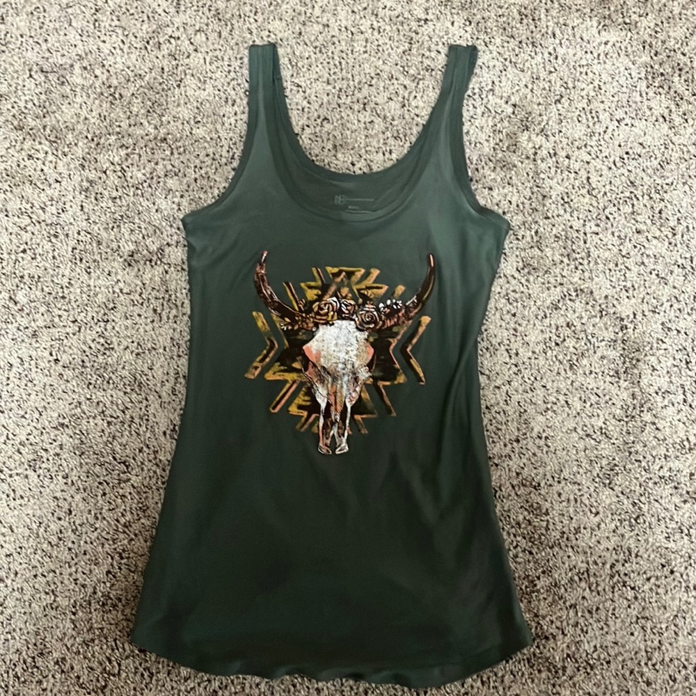 Cute western tank top